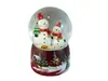 Resina Muñeco de Nieve Navideño Anciano Bola de Cristal de Nieve Caja de Música Bola de Agua Manualidades Decoración Navideña Adorno Regalo