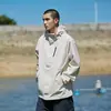 Chaqueta impermeable con forro polar, ropa de trabajo de comercio exterior, chaqueta recia a prueba de viento para hombre, chaqueta tres en uno para exteriores, estampado de logotipo personalizado