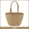Bolsa de Verão Daimai Novo Estilo Bolsa Bolinho Bolsa Tecida Rústica Bolsa Tote Ombro Versátil Feminina Bolsa Tecida de Praia