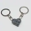 Lindo y Fresco Llavero de Amor con Puzzle de Lego Se Puede Ensamblar y Dividir Bloques de Construcción Accesorios de Llavero para Pareja Venta al Por Mayor