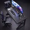 2026 Novo Modelo Mesa Gamer Mesa para Computador de Mesa Quarto Mesa para Casa Pode Instalar Braço Mecânico Mesa de Escritório