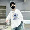 Camiseta de Manga Larga con Cuello Redondo para Niños, Ropa Interior Básica Infantil, Camiseta 100% Algodón, Nuevo Top Otoñal Primavera y Otoño 2026