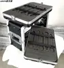 Caja Receptor de Micrófono 6Us21Cm Maleta de Vuelo Abs de 19 pulgadas Caja de Rack de Equipo Estándar Gabinete de Audio