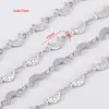 Aço Inoxidável Banhado a Ouro 18K, Corrente Lua Crescente, Design Exclusivo, Acessórios para Montar Colar e Pulseira