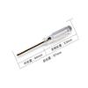 Chave de Fenda Phillips 2.0 Brinquedo Chave de Fenda de Entrega Chave de Fenda de Fenda 3mm Cabo Transparente Cristal Chave de Fenda Pequena
