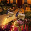 Fábrica de Origen de Fondo Transfronterizo Manualidades de Hada de las Flores Lámpara de Tetera de Jardín Lámpara Solar Impermeable para Jardín Exterior