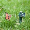 Borboleta Tridimensional Solar Simulação Vaso de Flores para Jardim Decoração de Gramado Artesanato Pintado para Jardinagem Artesanato Criativo Feito à Mão Atacado