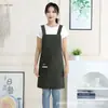 Delantal Universal Repelente al Agua Cocina Doméstica Repelente al Aceite Antiincrustante Chaleco con Logo Estampado Cintura Impermeable para el Hogar