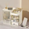 [Estrictamente Seleccionado] Caja de Almacenamiento para Cosméticos del Hogar y Productos para el Cuidado de la Piel, Caja de Almacenamiento Multifuncional a Prueba de Polvo, Estante de Almacenamiento de Gran Capacidad