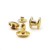 Suministros del Fabricante Clavos de Impacto Coloridos de Doble Cara, Clavos de Impacto Metálicos Electroplateados, Clavos de Impacto DIY para Equipaje y Ropa con Especificaciones Completas