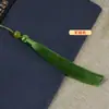 13cm Borla de Seda de Hielo de Extremo Cerrado Fleco Abanico Hanfu Bolsita de Aromas Accesorio Decoración para Ropa Colgante de Borla