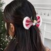 Navidad Tocado Lazo Horquilla Sombrero Clip Rojo Malla Astas Adulto Niños Pequeño Regalo Horquilla Accesorios para el Cabello