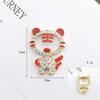 Yi Lian Nueva Aleación Diamante Tigre diy Accesorios Año Nuevo Carcasa de Teléfono Móvil Accesorios de Tigre Materiales de Decoración