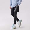 Pantalones Deportivos de Verano 2025 Falsos de Dos Piezas Pantalones Ajustados Ropa de Entrenamiento para Competición Apariencia Niños y Niñas Ropa para Baile Pantalones de Fitness para Correr
