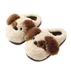 Lindas pantuflas peludas para mujer, nuevo modelo otoño e invierno 2026, pantuflas de algodón para interior con suela gruesa antideslizante, de felpa de dibujos animados, venta al por mayor