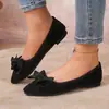 Zapatos de Punta Individual Talla Grande Transfronterizos Otoño 2026 Nuevo Estampado de Leopardo para Mujer Suela Plana Boca Baja Zapatos de Trabajo Punta Redonda Tacón Plano Zapatos de Punta Individual Versátiles