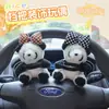 Decoração de Interior de Carro Enfeites Boneco Panda Novo Pisca-pisca Limpador Figurine para Mulheres