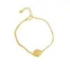 Joias Trendy Vietnamitas em Ouro Areia, Pulseira da Marca Rose Elegante e Simples para Mulheres, Design Coreano Transfronteiriço, Joias de Yiwu