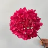 126 piezas de hortensia imitación hortensia boda flores falsas suaves boda decoración del hogar flor guía de camino en stock al por mayor