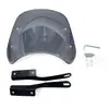 Adequado para motocicleta Prince Edward retro CG125 para-brisa transparente defletor frontal placa de proteção do para-brisa capa acessórios