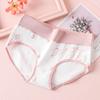 Oferta Especial~~ Calzones Estampados de Algodón Puro para Adolescentes, Sin Costuras, Lindos, de Cintura Alta, Tallas Grandes para Estudiantes de Secundaria y Preparatoria