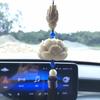 Fruta de marfil tallada Colgante de coche de loto Accesorios para coche Colgante para espejo retrovisor de coche Suministros creativos para coche Venta al por mayor