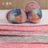 Hilo de mohair fino multicolor degradado para tejer a mano bufandas chales suéteres
