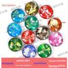 Lu Yun geladeira adesivo cristal presente Star Twelve constelação padrão de vidro geladeira adesivo adesivo magnético patch magnético DIY patch magnético