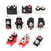 Amplificador de Potencia Profesional Conector AV 1/2/3/4/6 Orificios Soldado Interfaz de Audio y Video Conector Hembra RCA Loto