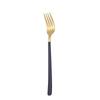 Faca estilo coreano e colher de garfo Internet Popular ins Western Tableware Steak Faca e Garfo 304 Faca de aço inoxidável e colher de garfo Faca de ouro verde doméstico e colher de garfo