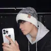 Gorro de Punto Cálido de Estilo Coreano de Otoño e Invierno para Hombre, Gorro Versátil Japonés con Protección para las Orejas de Polar, Gorro Envolvente para la Cabeza de Mujer