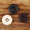 Botones irregulares, de forma única, minimalistas, envejecidos, de resina engrosada, accesorios de alta gama para decoración de vestidos, suéter, cárdigan de algodón y lino