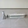 Limpiador de Rodillo Eléctrico para Cepillo Limpiador de Banda Transportadora Campo de Arena de Cemento B800 Rodillo de Cepillo de Nylon Resistente al Desgaste Limpiador sin Motor