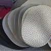 Mantel Tejido de Cuerda de Algodón Estilo Nórdico, Salvamanteles Redondo Antiescaldante y Aislante Térmico, Posavasos, Salvamanteles para Platos, Cojín