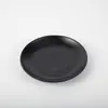 Plato Redondo Rosca Negro Mate Melamina Vajilla Restaurante Hot Pot Barbacoa Plato Salteado Plato Plato de Guarnición Fría Plato Plano Comercial