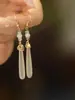Novos Brincos Longos com Borla Estilo Chinês da Dinastia Song com um Design Único, Ganchos de Orelha e Pingentes de Borboleta Frescos