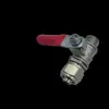 Suministrado Directamente por el Fabricante, Mini Válvula de Bola Neumática con Roscas Internas y Externas de 2/3/4 Pulgadas, Válvula de Bola con Interruptor Pulido y Electrochapado, Válvula de Bola de Giro Rápido
