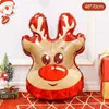 Nuevos Globos de Papel de Aluminio de Navidad Árbol de Navidad Grande Papá Noel Decoración Festiva Sala de Estar Decoraciones de Globos para Nochebuena