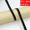 Atacado em Estoque do Fabricante Renda de Corrente com Borda Enrolada Preta e Branca de 1cm, Renda de Corrente de Cobre, Roupas, Têxteis para Casa, Acabamento para Almofadas