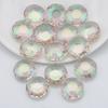 Contas Soltas de Cristal de Vidro Ninho de Pássaro Prensado de Furo Único de 18mm Novo Acessórios de Joalheria para Colar Pulseira DIY Pronto para Venda