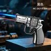 Reloj Creativo Forma de Pistola Encendedor Chorro Directo Llama Azul Láser Infrarrojo Lanzallamas Encendedor Artículo Popular de Celebridad de Internet