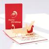 Tarjeta de felicitación navideña 3D tridimensional regalo creativo de Navidad tarjeta de árbol de Navidad regalo de Navidad para estudiantes venta al por mayor