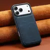 Funda para iPhone 18 Pro Max con Ranura para Tarjeta y Funda Protectora de Cuero con Soporte para Samsung S26 Ultra