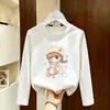 Camiseta de Manga Larga para Niña Estilo Primavera y Otoño 2026, Top de Moda Infantil para Niñas, Camiseta Básica Elegante para Niñas Mayores