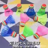 Pelotas de Bádminton Eva Arcoíris, Pelotas Duraderas de Entretenimiento y Entrenamiento para Niños, Pelotas de Bádminton de Espuma de Cabeza Grande para Interiores y Exteriores