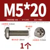 Tornillos de Titanio Puro Estándar Nacional Ta2 Pernos Cruzados de Cabeza Plana de Aleación de Titanio Tornillos de Cabeza Redonda Clavos de Máquina M2M2.5M3M4M5Mm