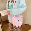 Nueva Muñeca de Peluche Ins Oso Versátil Bolsa de Regalo de Mano Linda Caricatura Bolso de Mano Bolso Cruzado