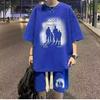 Traje de gofre de verano para hombre, deportivo informal de moda, pantalones cortos de manga corta, conjunto de dos piezas para adolescentes con un conjunto atractivo