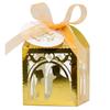 Caja de regalo con etiqueta y cinta para boda transfronteriza, caja de dulces hueca para San Valentín, fábrica en stock