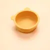 Prato de Treinamento para Comida de Bebê, Tigela Fofa de Ursinho com Ventosa para Crianças, Talheres de Silicone de Grau Alimentício Anti-Queda para Bebês